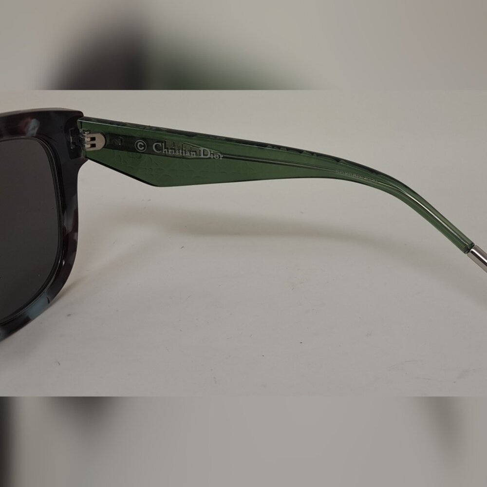 Christian Dior Sunglasses Mirror Green Tortoise Square Very Dior1 N 51-21-150 - Picture 9 of 16